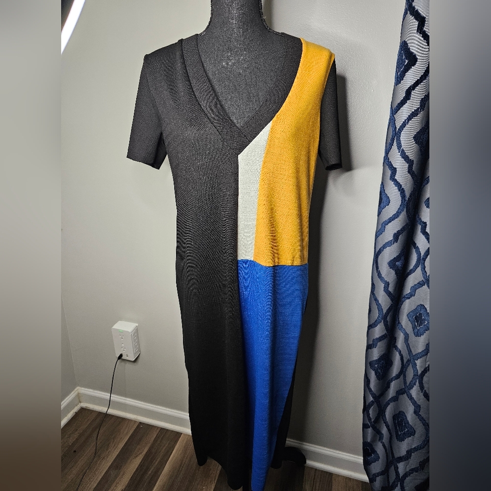 ZARA Color Block Dress - Picture 8 of 9